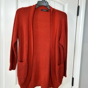 Women's Burnt Orange Cardigan